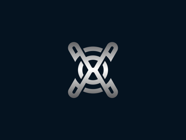 شعارات Circle Xo Ox Monogram شعار