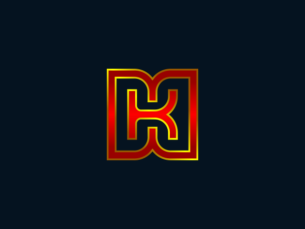 Buchstaben, Dk, Kd, Initialen, Logo