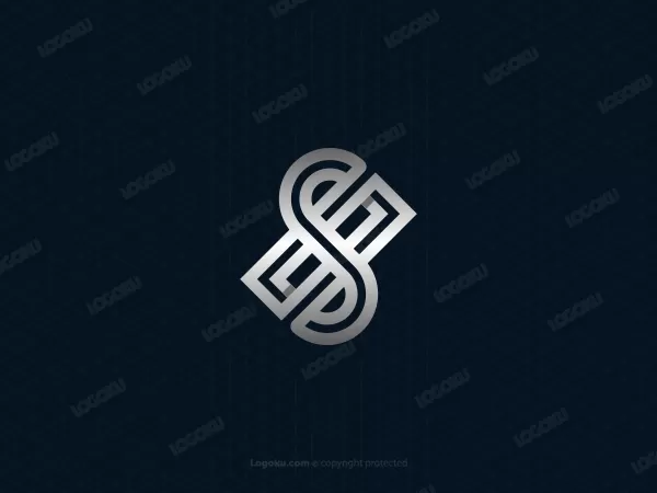 Geometrik S Inisial Logos