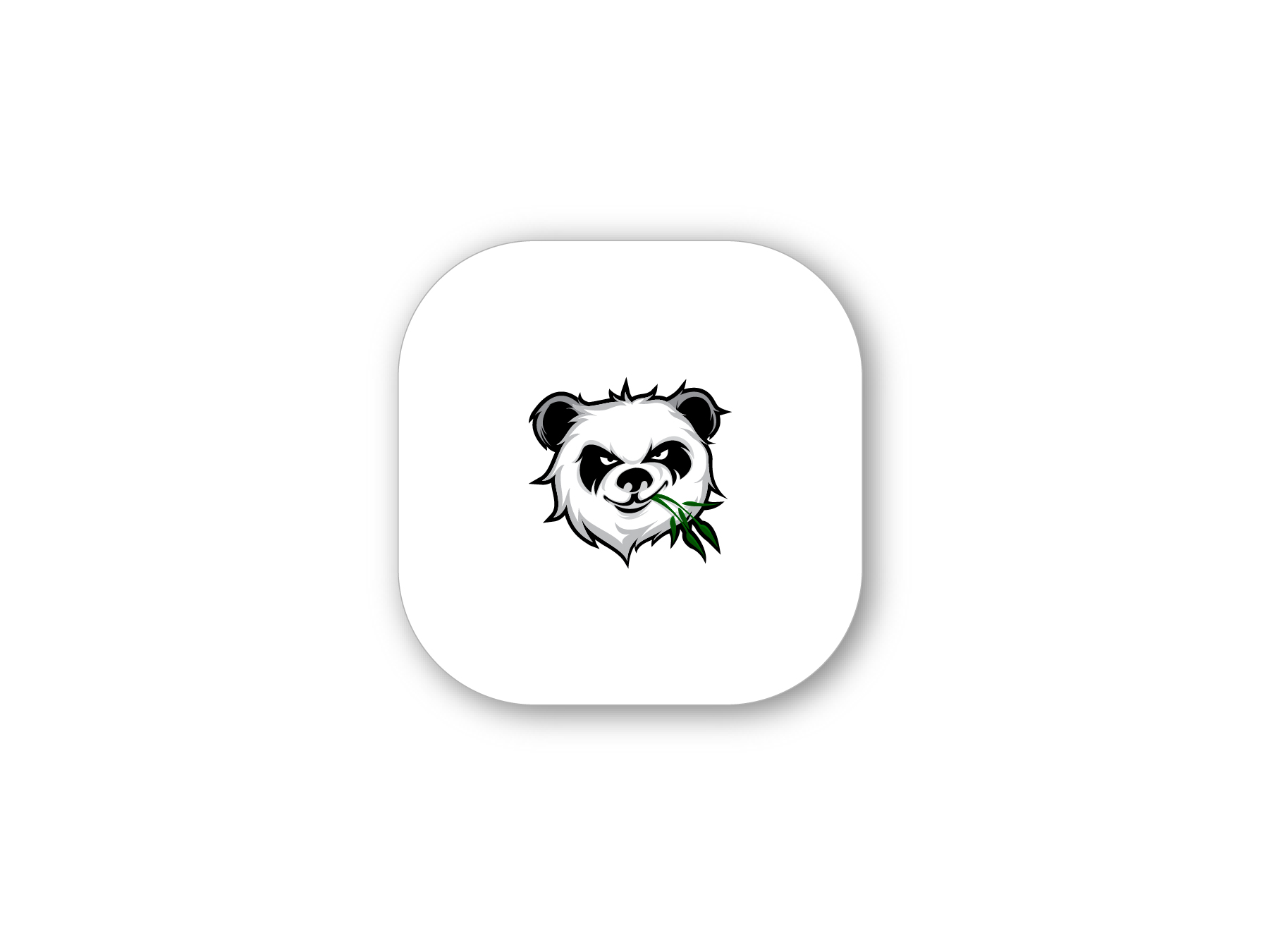 شعار الباندا الغاضبة شعار