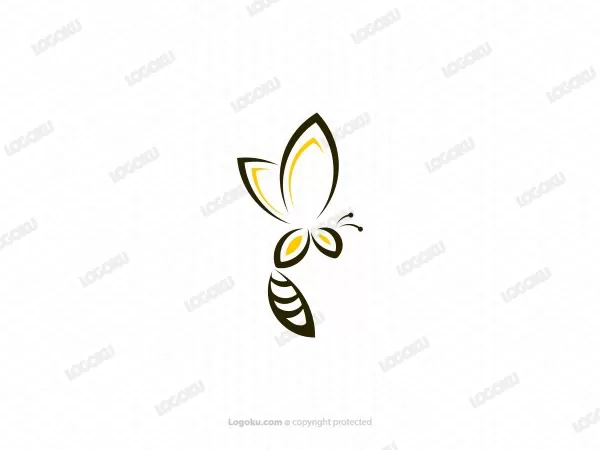 Logotipo de abeja melífera