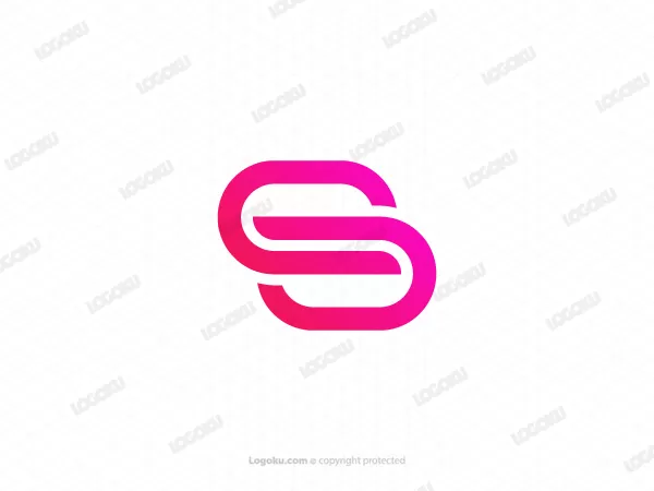 Abstrak Huruf S Simpel Logo