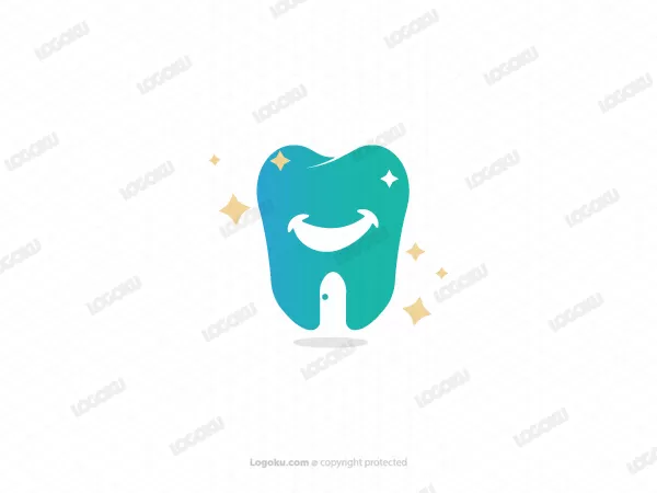 شعار ابتسامة الأسنان