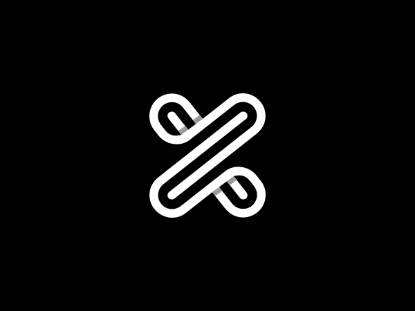 Huruf Xz Zx Monogram Logos