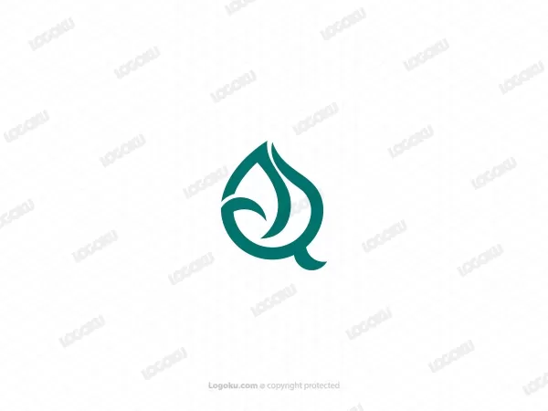 Qa Or Aq Leaf Logo