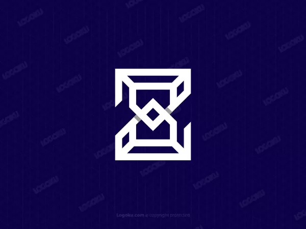 Geometris Z Huruf Logos