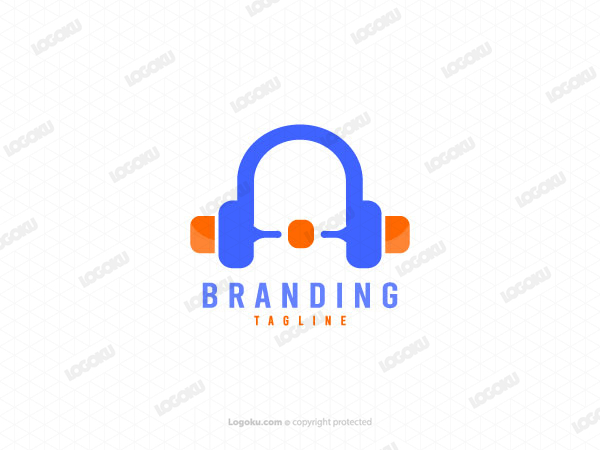 Simple A Letter Headset Logo For Sale - Buy Simple A Letter Headset Logo Now