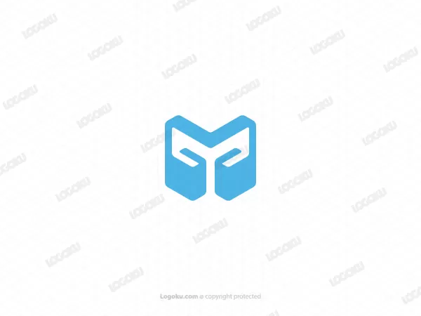 Logo Huruf M Dan Buku