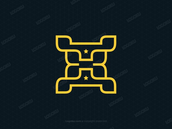 Huruf H Bergaya Logo For Sale - Buy Huruf H Bergaya Logo Now