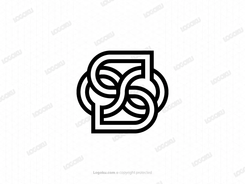 Huruf S Logo Infinity