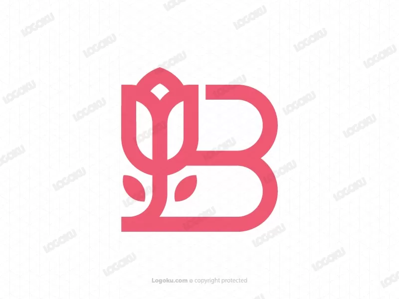 Logo Bunga Huruf B