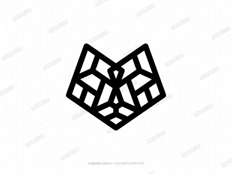Logo Wajah Harimau Atau Serigala