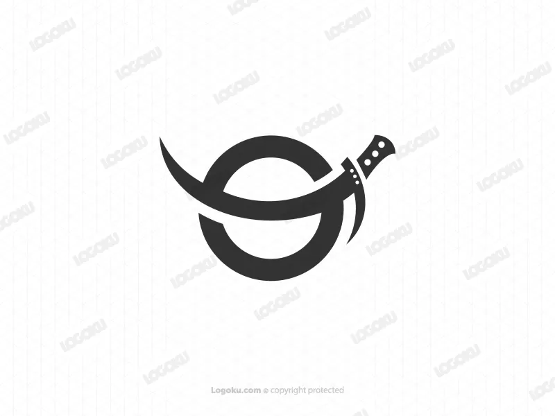 Logo Huruf Pedang S
