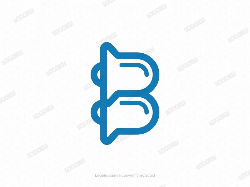 Huruf B Lonceng Logo