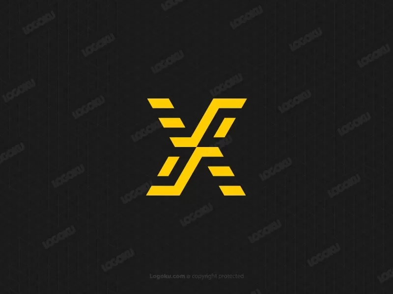 Logo Huruf X Sederhana