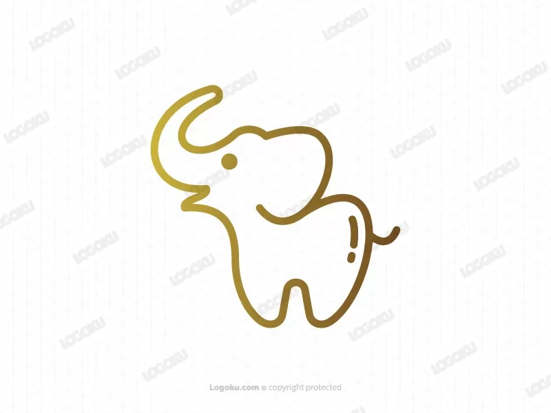 Logotipo De Diente De Elefante