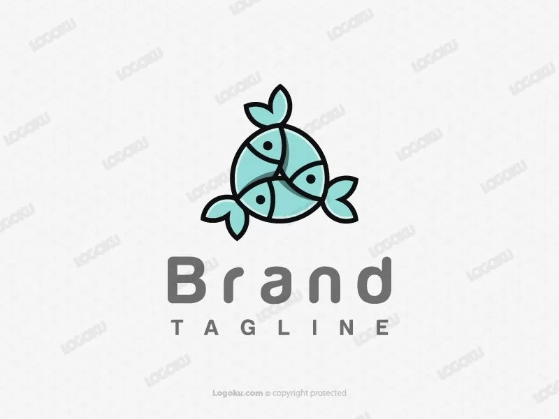 Logo Tiga Ikan