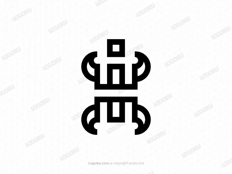 Huruf Hai Logo Tanduk