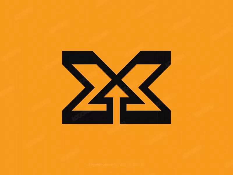 Huruf X Panah Logo