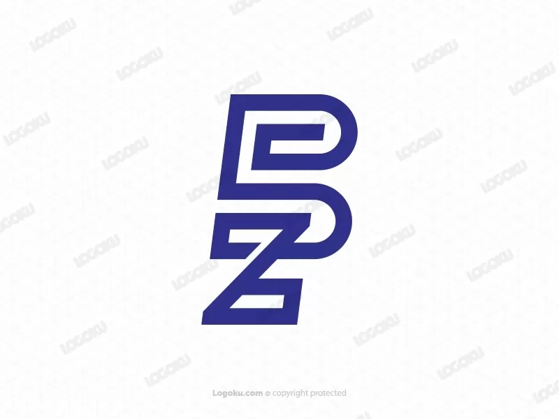 Huruf Bz Atau Zb Logo