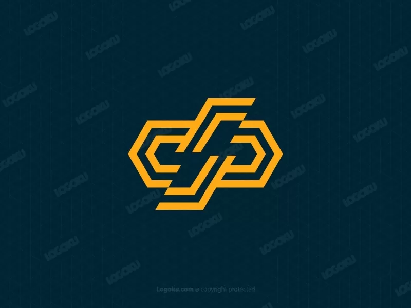 Logotipo Del Monograma Dsp