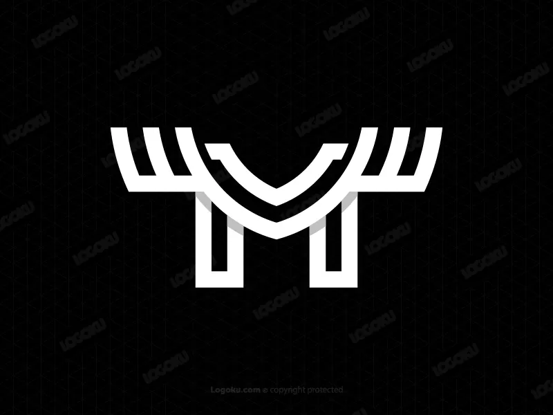 Huruf M Antler Logo