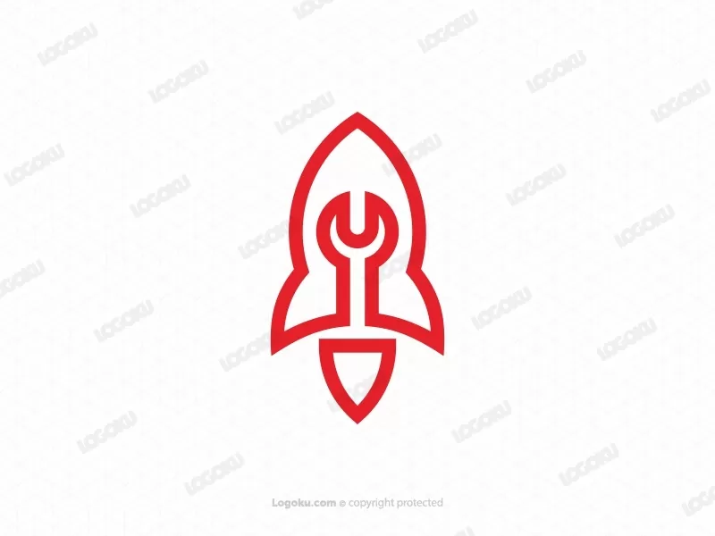 Logo Pemeliharaan Roket