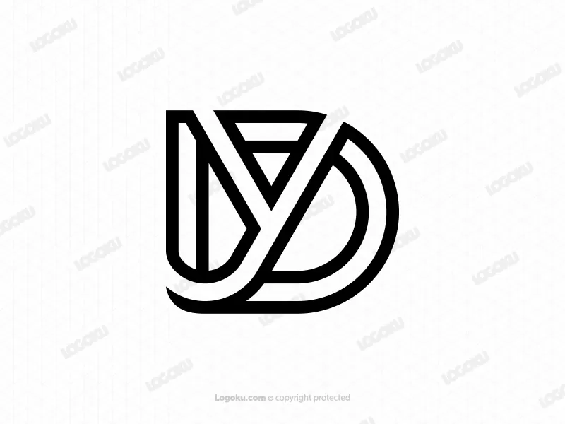Huruf Dy Atau Yd Logo