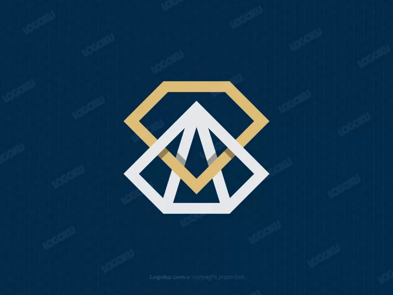 Letter A Diamond Logo