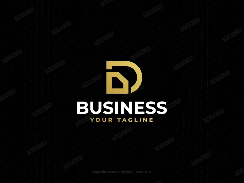 Huruf D Dan Logo Berlian