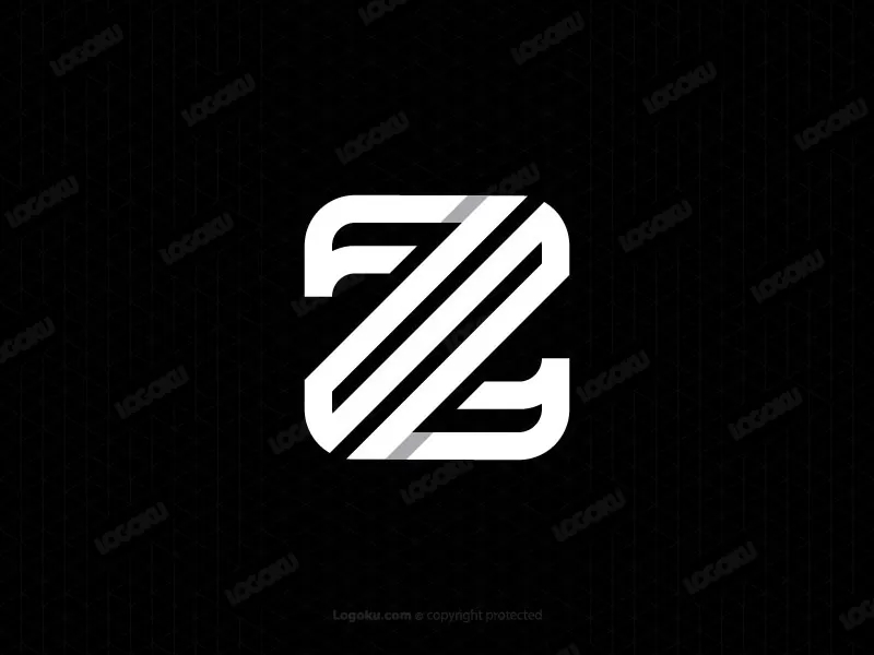 Huruf Zs Atau Sz Monogram Logo