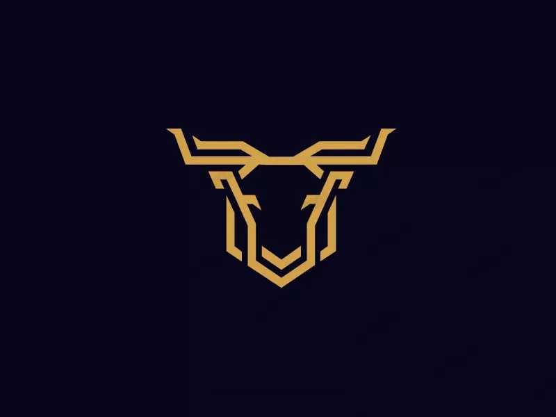 Logo Geometric Bull Hesd