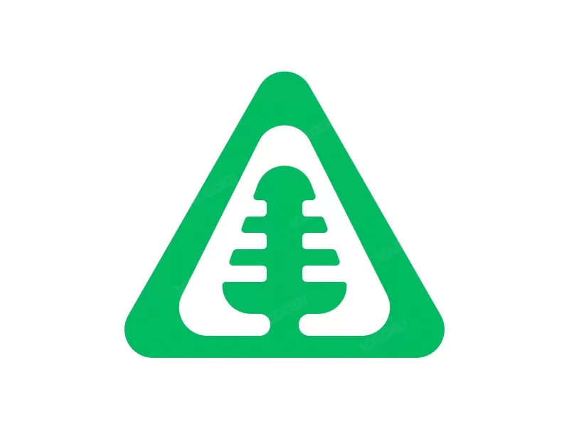 Un Logotipo De Podcast De árbol