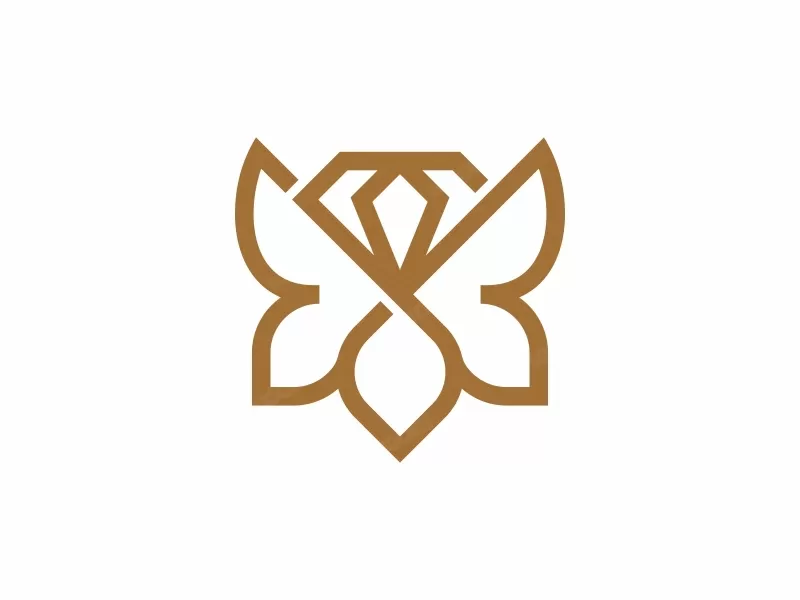 Logo Berlian Kupu-kupu