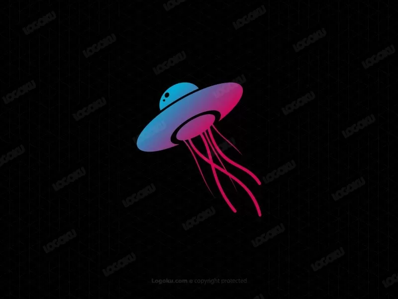 Jellyfish Ufo Logo