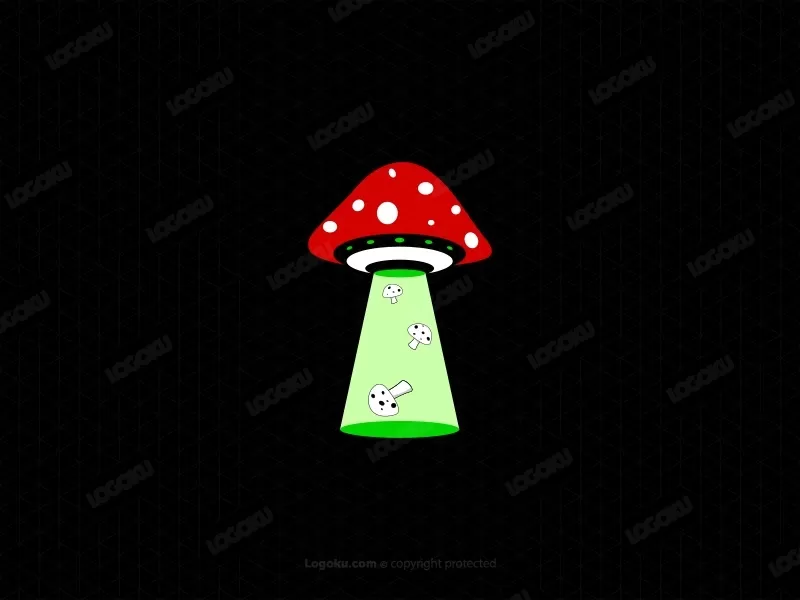 Mushroom Ufo Logo