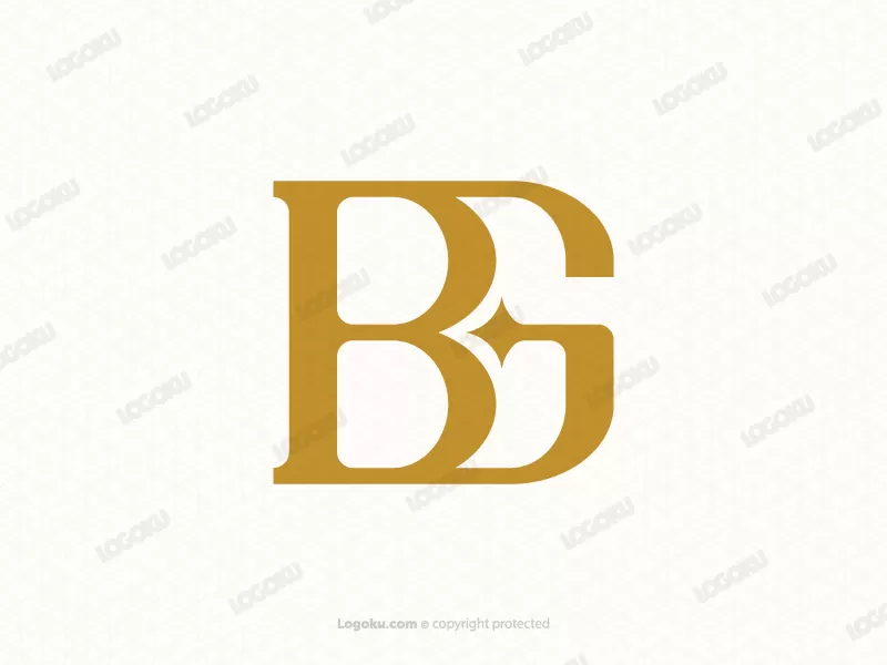 Logo Bintang Huruf Bg Gb