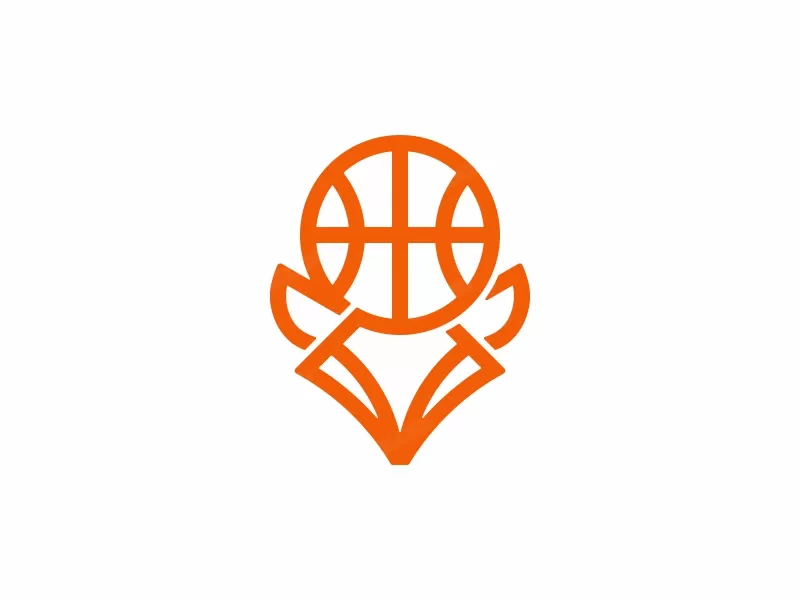 Logo Bola Basket Fox