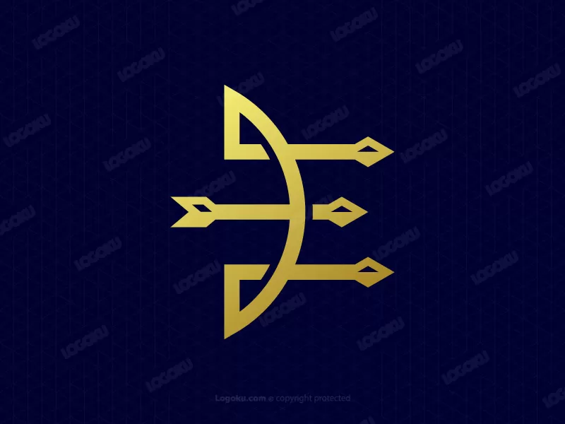 Letter E Arrow Logo