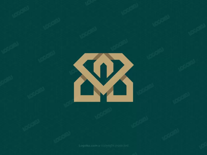 Diamond House Letter A Logo