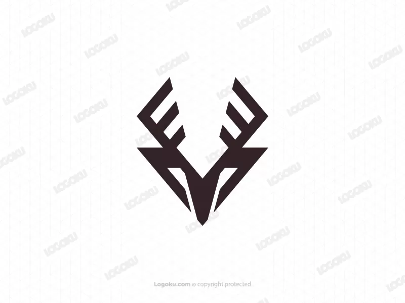 M Letter Deer Logo