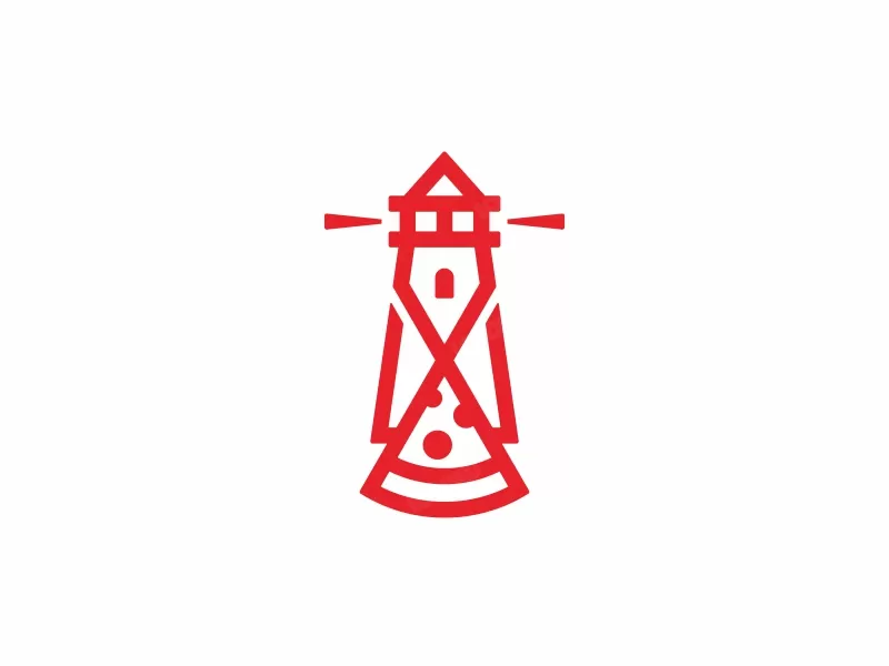 Pizza Lighthouse Logo