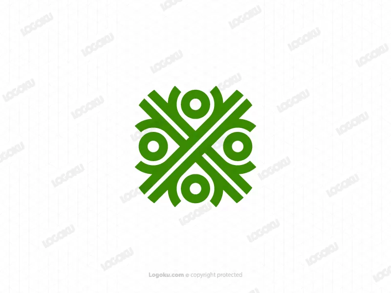 Logo Kesehatan Alami Huruf X