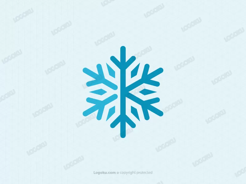 Logo Kepingan Salju Huruf K