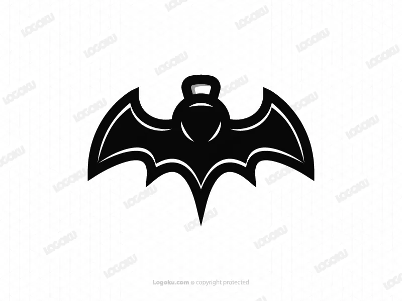 Logotipo De Bat Kettlebell