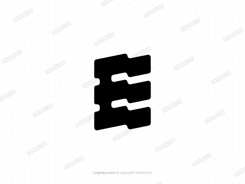 Tandai Logo Huruf E
