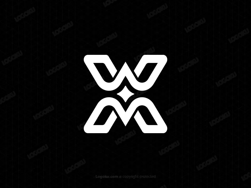 Logo Huruf Wm Atau X