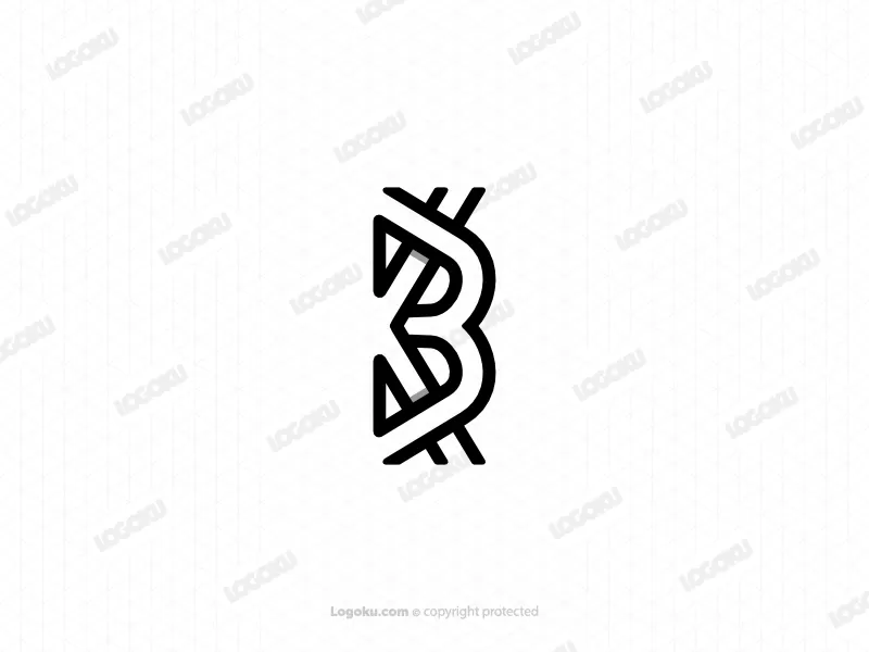 Logo Huruf Monogram Bk Atau Kb