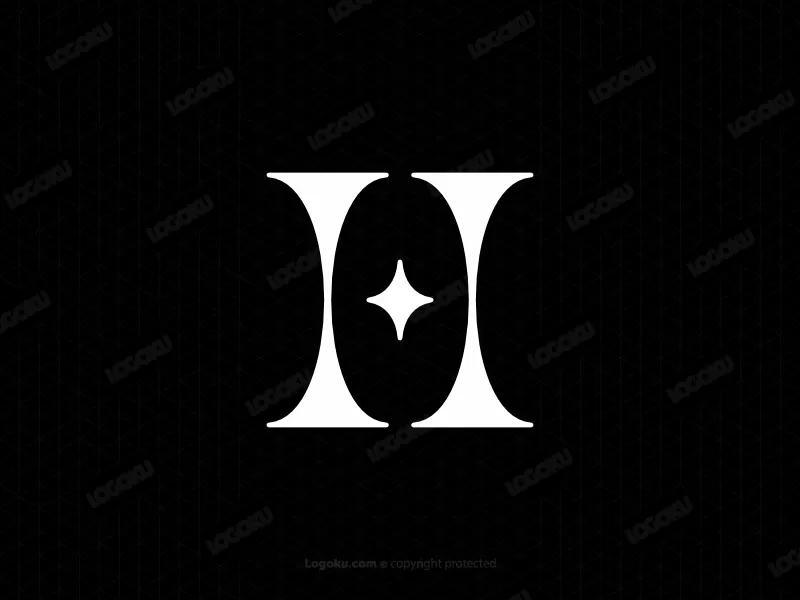 Logo Huruf Bintang H