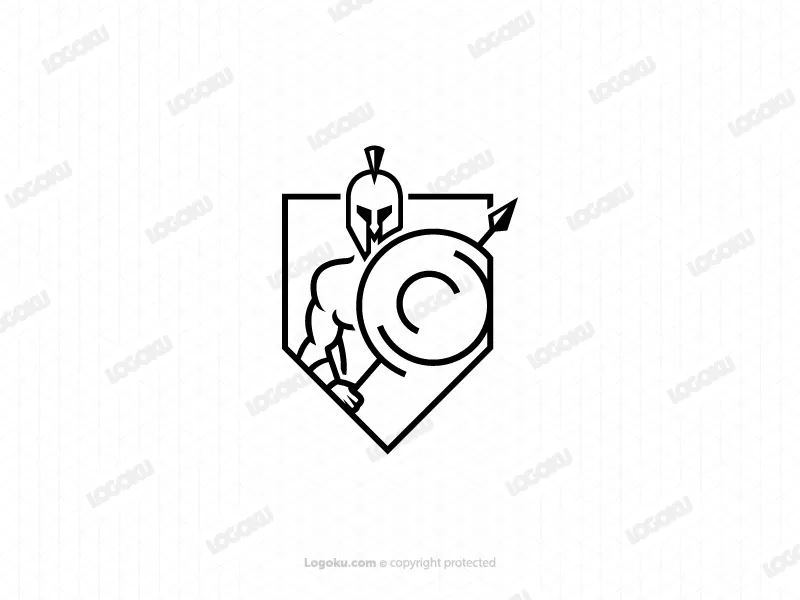 Escudo Logotipo Espartano